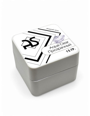 Гель для моделирования Aqua Clear Прозрачный 15 гр.